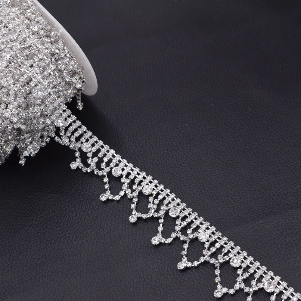Rhinestone patch applique HF-3348 (5)