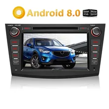 Pumpkin 2 Din Android 8.0 Car Multimedia DVD Player GPS Navigation Qcta-Core Car Stereo Wifi FM Rds Radio For Mazda 3 2009-2012