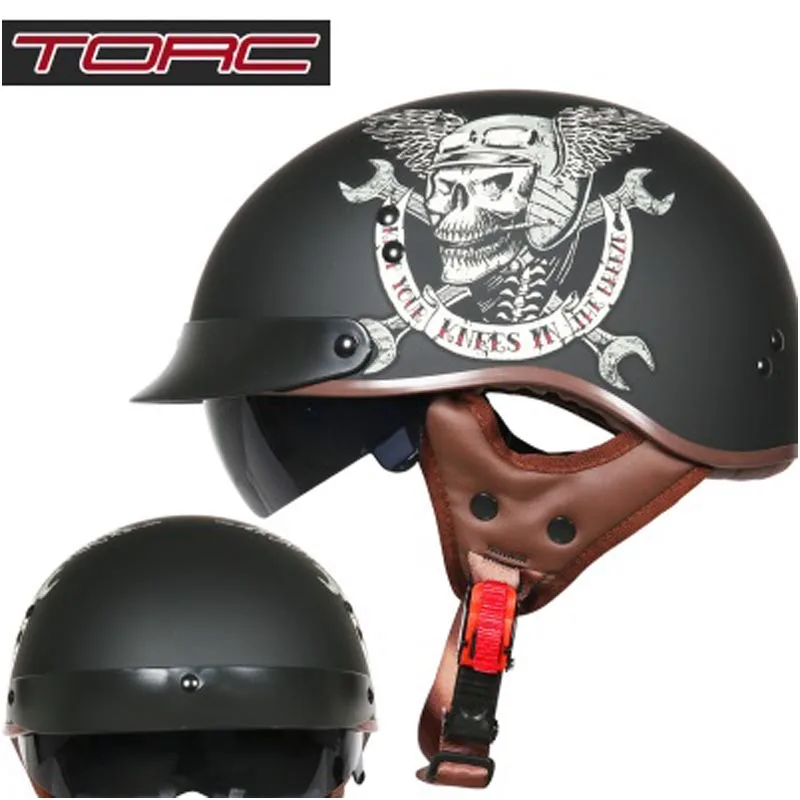 TORC vintage harley summer half helmet with visor retro motorcycle helmet jet capacete casque moto helmet DOT цена TORC vintage harley summer half helmet with visor retro motorcycle helmet jet capacete casque moto helmet DOT цены онлайн