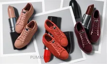 Hotsale PUMA X MAC Women’s Suede Sports Shoes Leisure Sneakers Badminton Shoes Size35.5-40