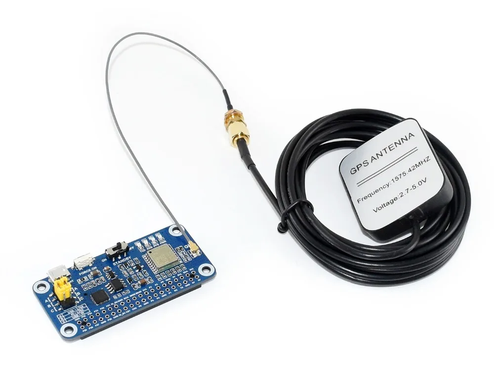 

Waveshare L76X Multi-GNSS HAT for Raspberry Pi Supports GPS BDS QZSS UART interface