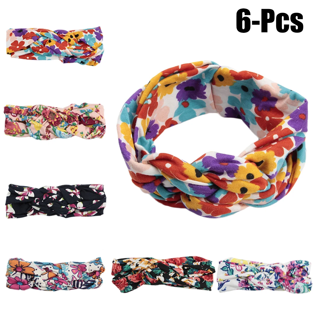 6PCS Baby'S Hairband Braid Bohemian Colorful Baby Headband Infant Headwrap For Toddler Girl | Детская одежда и обувь