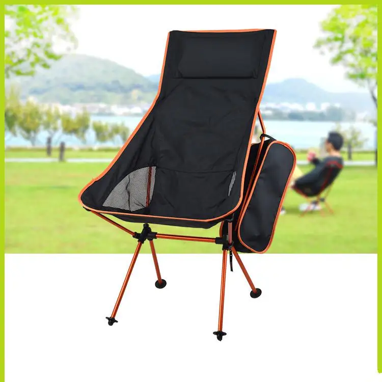 Портативный Сверхлегкий складной стул для отдыха на Луне с сумкой для уличный для пешего туризма пикника барбекю пляжной рыбалки