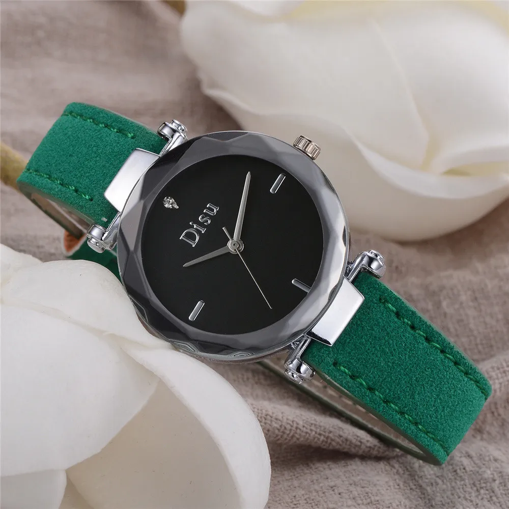 Duobla Лидер продаж Модные женские Ретро дизайн кожаный ремешок часы Аналоговые сплав кварцевые наручные часы relogio feminino Горячая 40Q