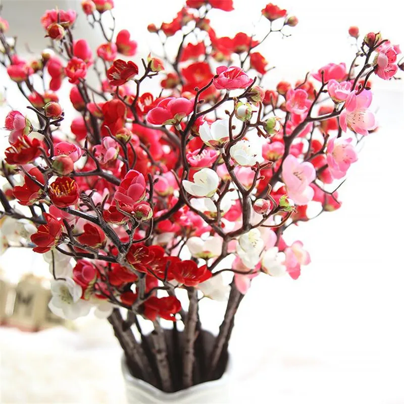 

Artificial Flower Chinese Plum Blossom Cherry Home Decoration Accessories Wedding Decoration New Year Fake Flower