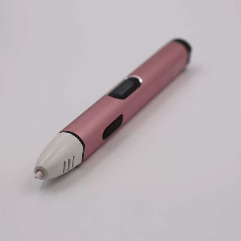 LIHUACHEN USB 3D Ручка детская ручка для рисования подарок на день рождения ребенка использование PCL нити лучшая 3d Ручка для принтера - Цвет: Pink