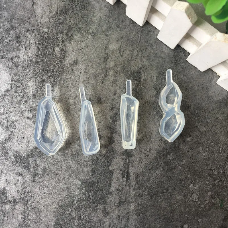 Алмазная сделай сам ручная работа Ушная подвеска с шипами эпоксидная Прозрачная силиконовая форма/3D Силиконовая форма