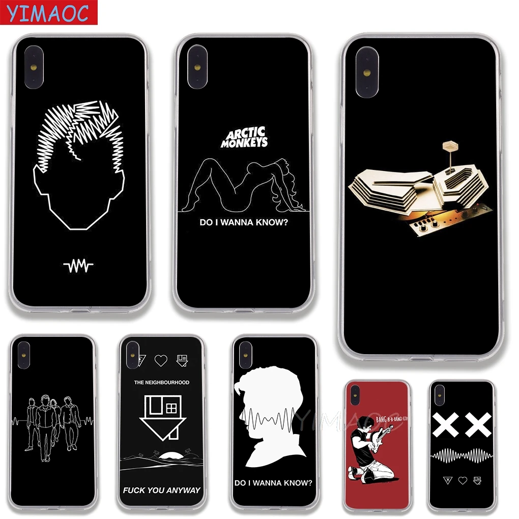 Мягкий чехол YIMAOC Arctic Monkeys из ТПУ и силикона для iPhone 8 7 6 6S Plus 5 5S SE X XR XS 11 Pro Max |