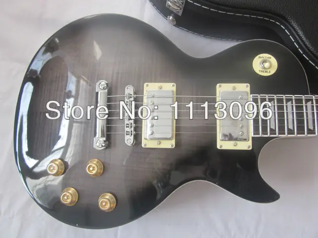 Best price at $195 Cheap Electric guitar Free shipping new Guitarra Wholesale New Gib Standard/slash/oem Lp Guitar with Flame Top/guitar In China