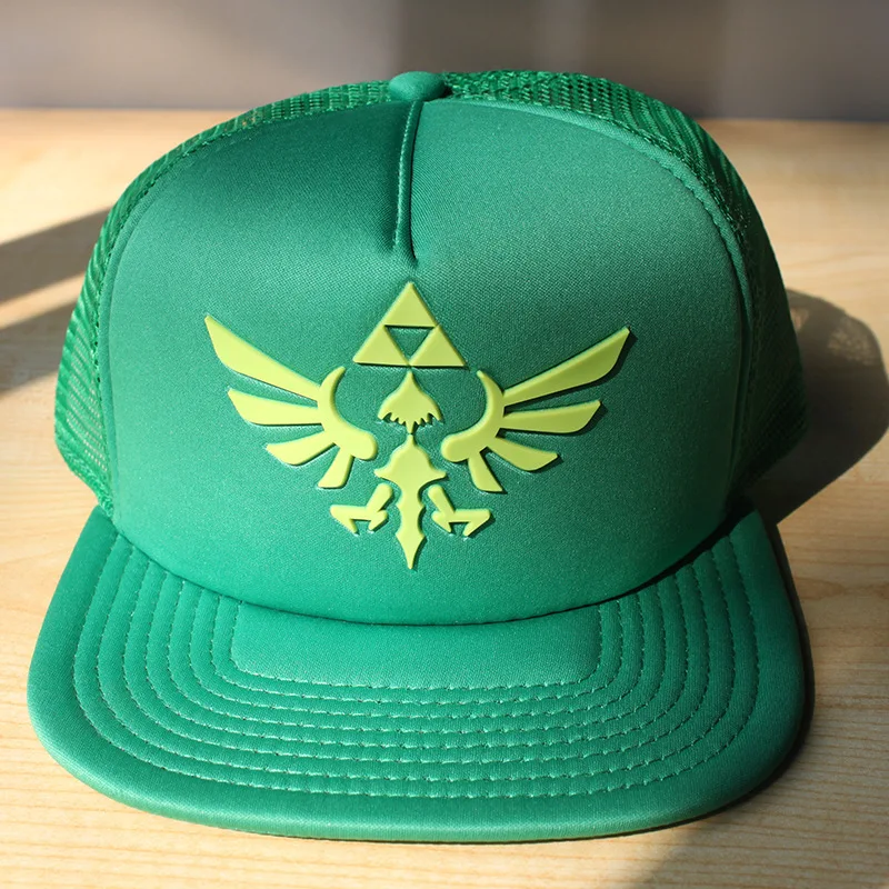 

The Legend of Zelda Mesh Cap Men 2018 New Arrival Snapback Hat For Men Women Fashion Adjustable Hats Summer Green Baseball Cap