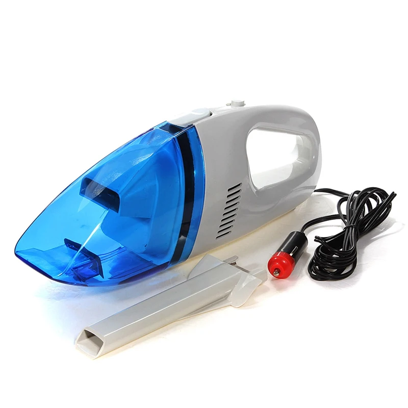 VicTsing Portable Super 12V 120W Vehicle Car Handheld Vacuum Dirt Cleaner Wet & Dry Blue and White Car Vacuum Cleaner 12V        (1)