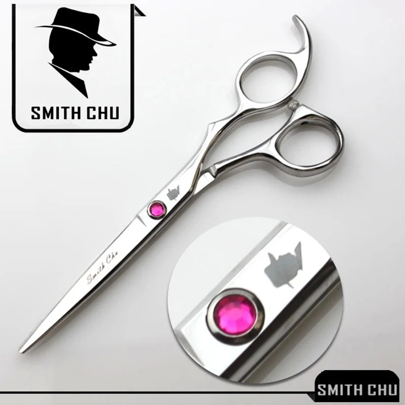

6.0" Professional Salon Cutting Scissors Barber Hair Sehars Smith Chu Hairdressing Razor free shipping