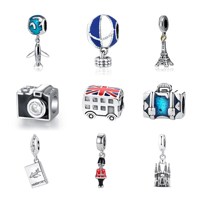 Original Authentic 925 Sterling Silver Bead Charm Fit Pandora Bracelets