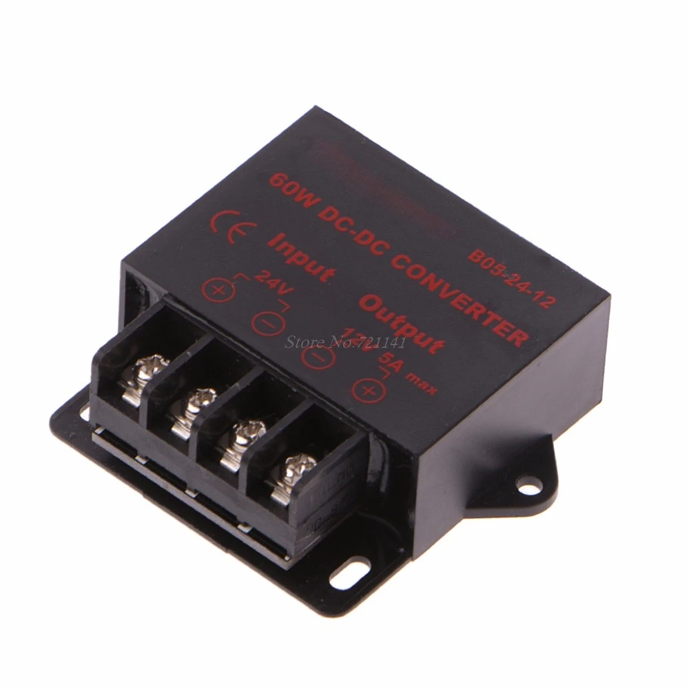 

DC 24V To 12V 5A 60W Converter Step Down Regulator For Low Voltage Transformer