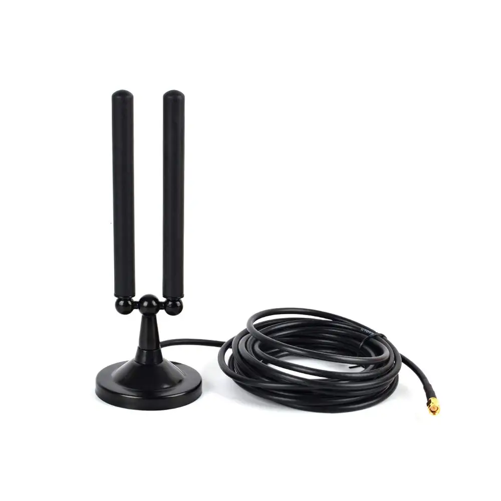 HYS TC-MS9 SMA-Male Two way radio Antenna Dual Band VHF UHF Magnetic Base Mount 5M/16ft RG-58 Cable forYaesu VX-3R VX-6R VX-7R | Мобильные