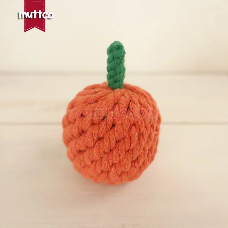 100 Pcs Lot Grosir Kualitas Tinggi Orange Anjing Pet Mainan Kapas