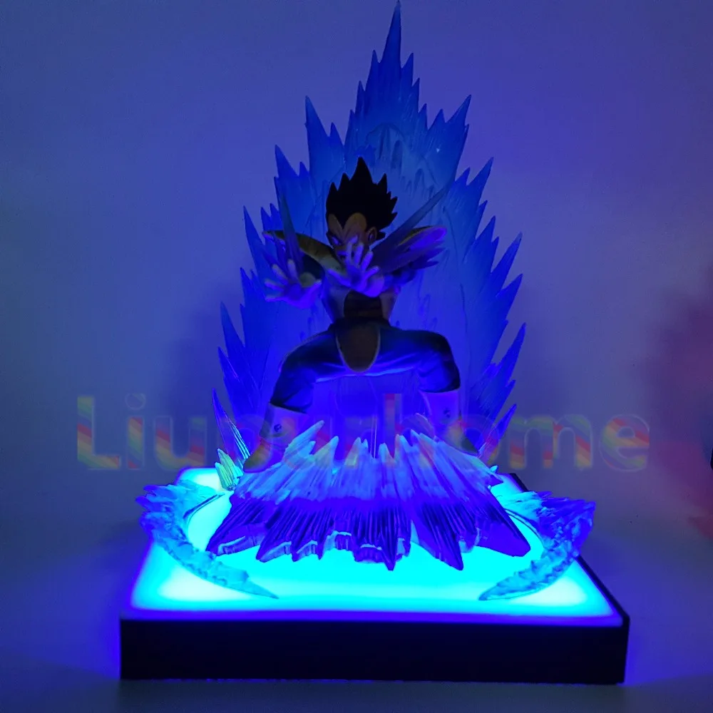 Dragon Ball Z Сон Гоку Вегета Супер Saiyan DIY Светодиодная лампа аниме Dragon Ball Z DBZ Сон Гоку LED Освещение украшения