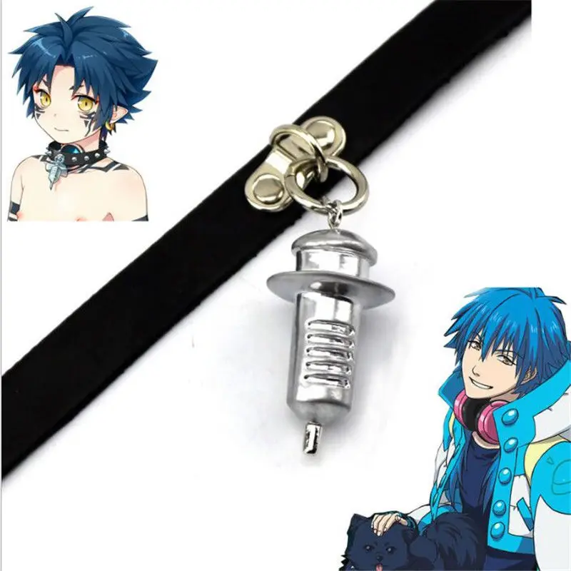 

Anime DRAMAtical Murder DMMD Ren Necklace Cosplay Punk Gothic Collar Choker Cosplay Pendant Props Gift
