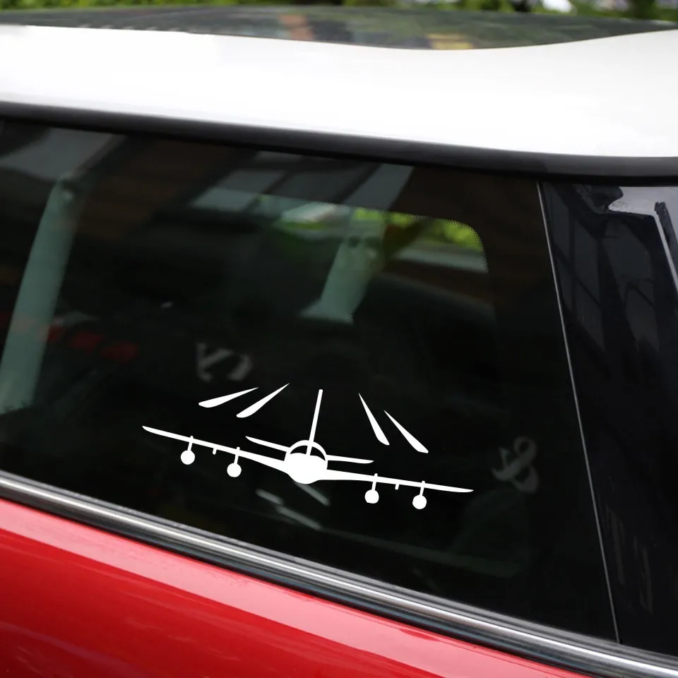 Cunymagos Airplane Fly Plane Fashion Decor Stickers Decals Car Styling Creative Fashion Car Window Wall Door Stickers 16.45 (7)