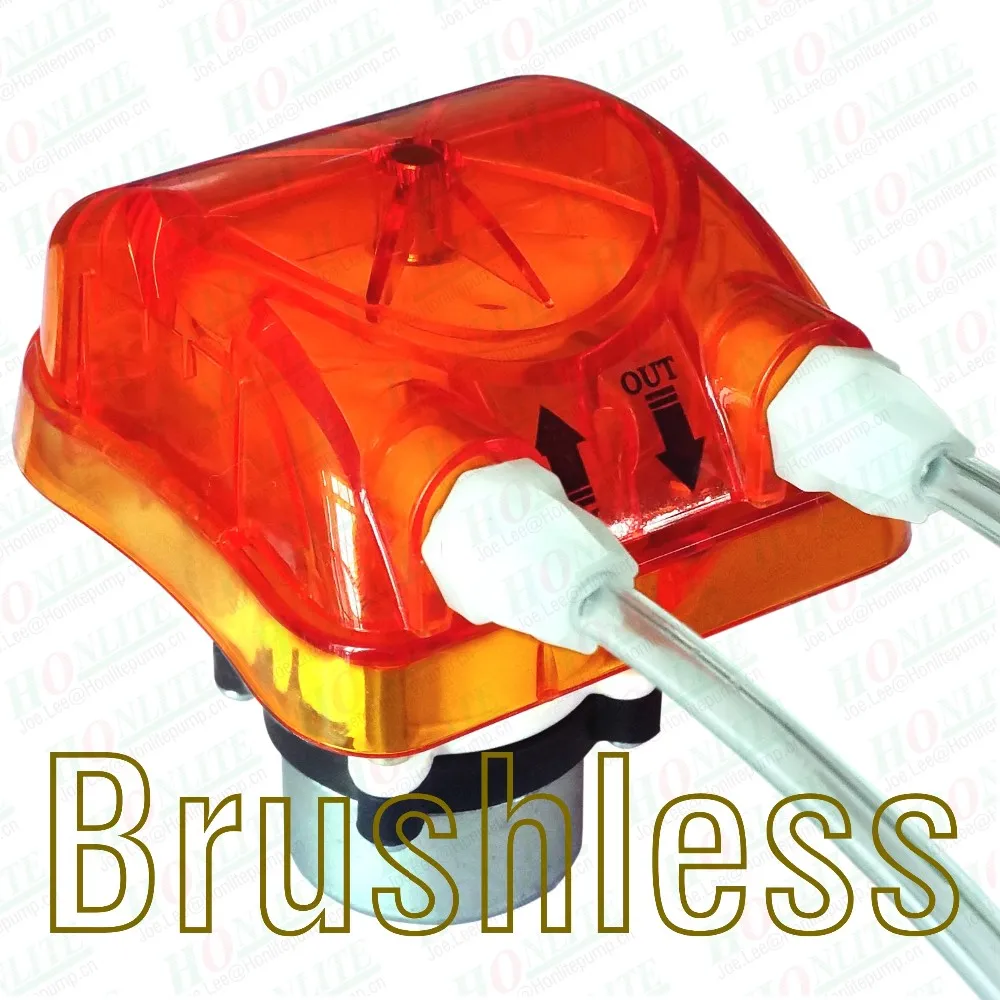

100ml/min, 12V Peristaltic Pump with Brushless Motor, Exchangeable Pump Head and FDA approved PharMed BPT Peristaltic Tube