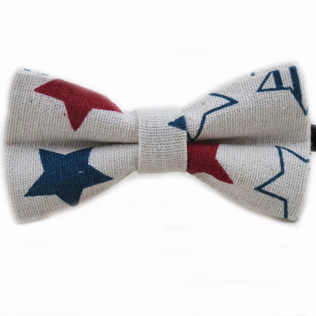 New Release Cute Baby Bow tie Boys Girls Bowtie Kids Bow Ties Cotton Linen Butterfly Tie Pyramid