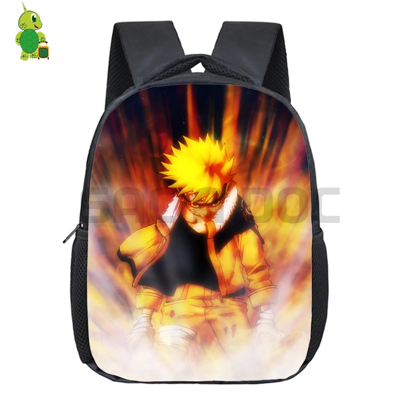 Anime Naruto Backpack Kids Baby Toddler School Bags Cartoon Naruto Sasuke Kakashi Kindergarten Backpacks Children Best Gift - Цвет: 6