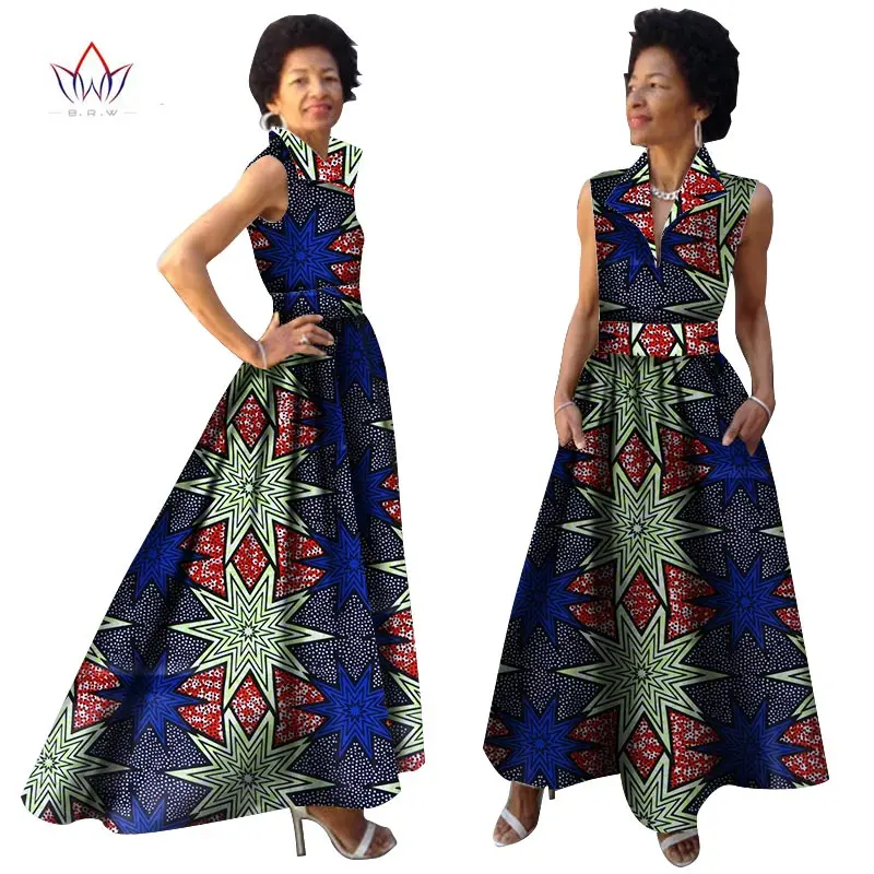 2018-African-Summer-Dress-Dashiki-Dress-African-Bazin-Riche-Dress-for-Women-Plus-Size-Long-Print(26)