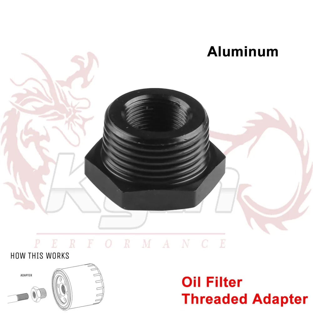 1PC Automotive Oil Filter Threaded Adapter 1/2 28 or 5/8 24 to 3/4 16
