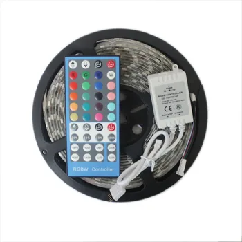 

100M RGBW 5050 LED strip Light Waterproof DC12V SMD 60Leds/M 300 LEDS Flexible Led Tape RGB + White/Warm white free shipping