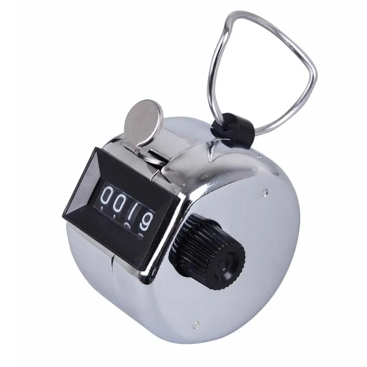 

Hand tally counter mechanical manual counter four points maximum 9999 Training Counter