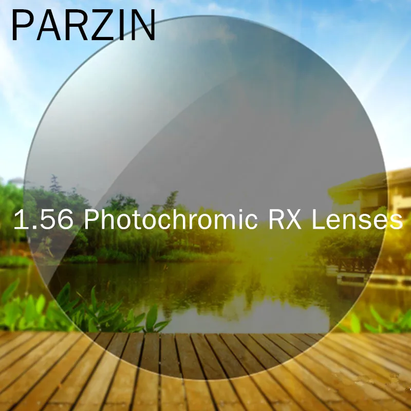 PARZIN 1,56 Асферические фотохромные линзы близорукость RX очки анти-УФ оптические линзы очки по рецепту очки-0,25- 6,00 L10