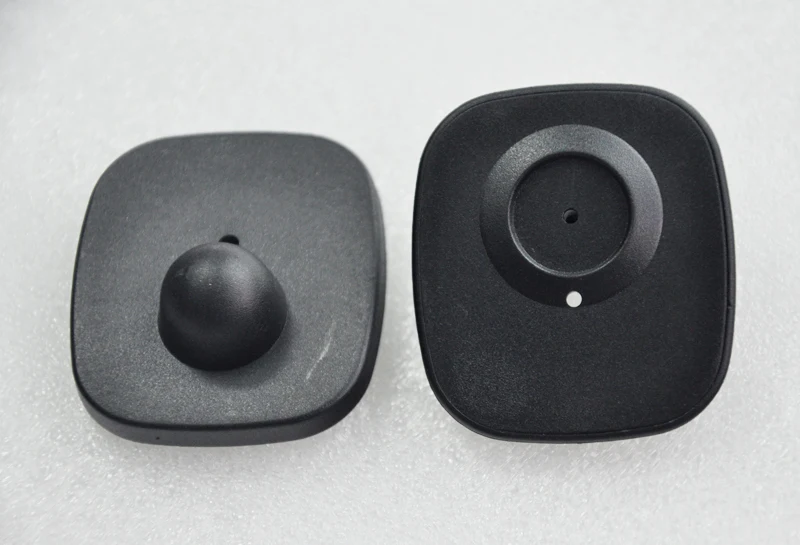 

eas rf hard tag,security tag mini square clothes tag rf label 8.2mhz 48*42mm