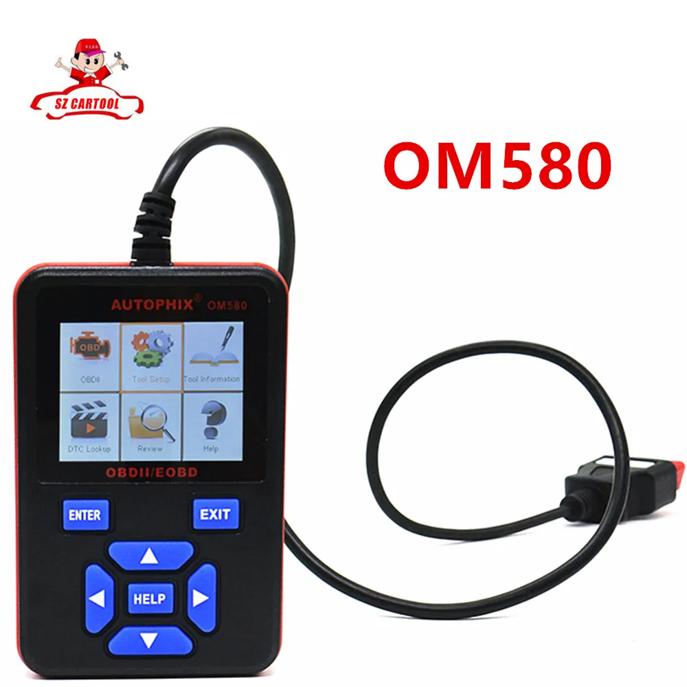 

Free Shippinng DIY OM580 OBD Scanner Automotive OBD2/EOBD Car Code Reader For Engine ABS DSC SRS Fault Diagnostic Tool