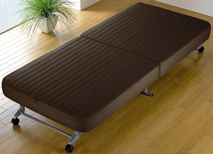 Rollaway Guest Folding Bed Sofa with Memory Foam Mattress Bedroom Furniture Portable Folding Bed Cot With 4 Castor Easy Storage Rollaway Guest Folding Bed Sofa with Memory Foam Mattress Bedroom Furniture Portable Folding Bed Cot With 4 Castor Easy Storage