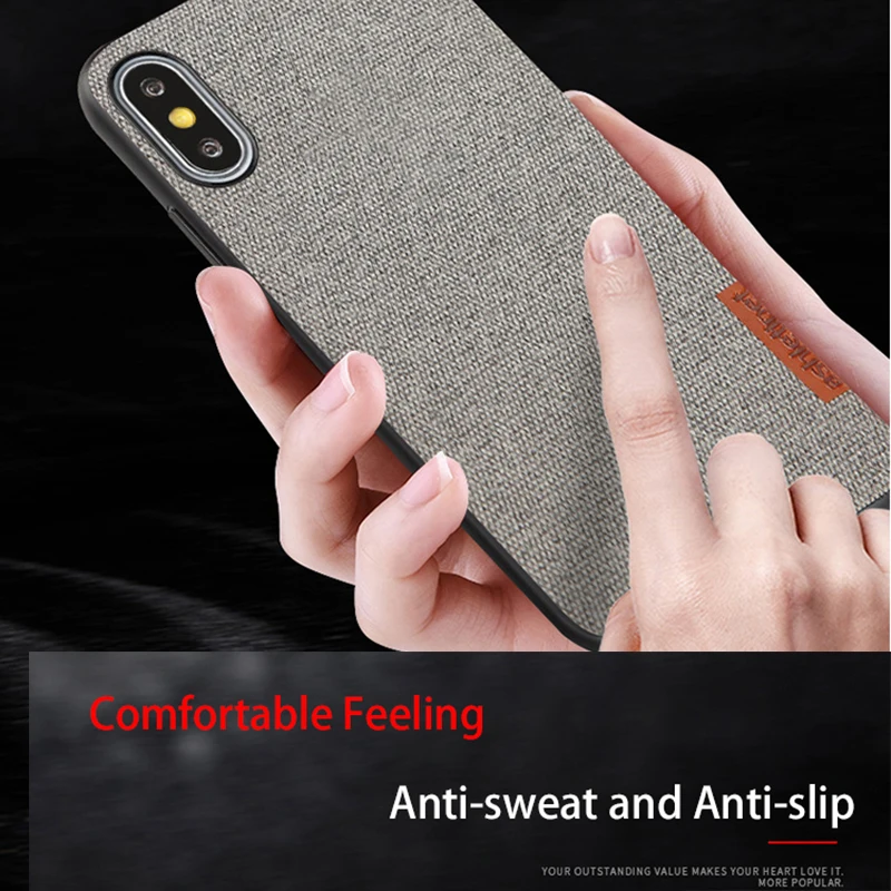 LANGSIDI case for iphone x case cover silicone edge shockproof men business for iphone x back cover for iphone 6 7 8 plus case