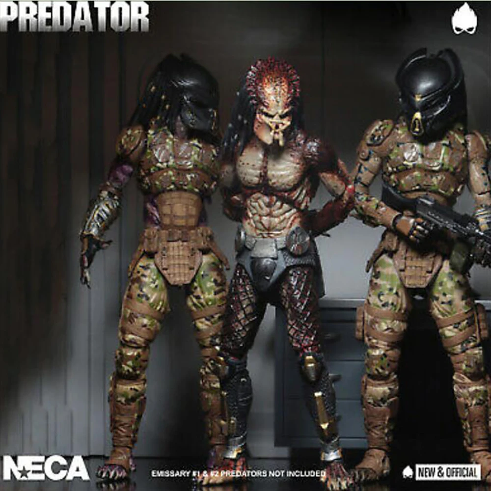 18 см NECA The Emissary Predator Фигурки Коллекционная модель игрушки