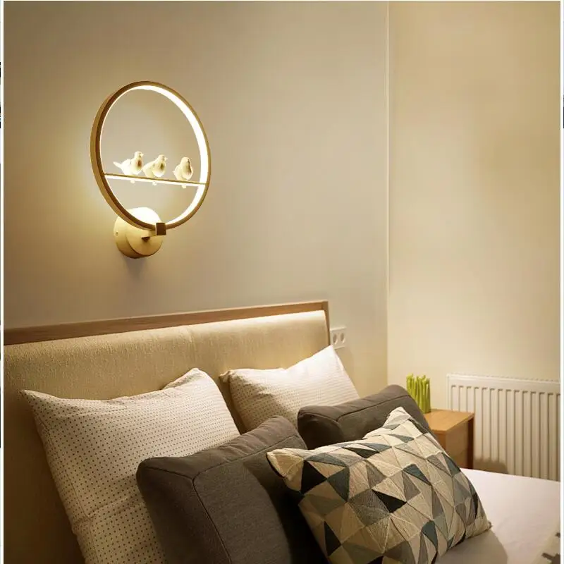 Wandlamp korte cirkel trap lamp bed verlichting mode LED acryl ... Wandlamp korte cirkel trap lamp bed verlichting mode LED acryl ...