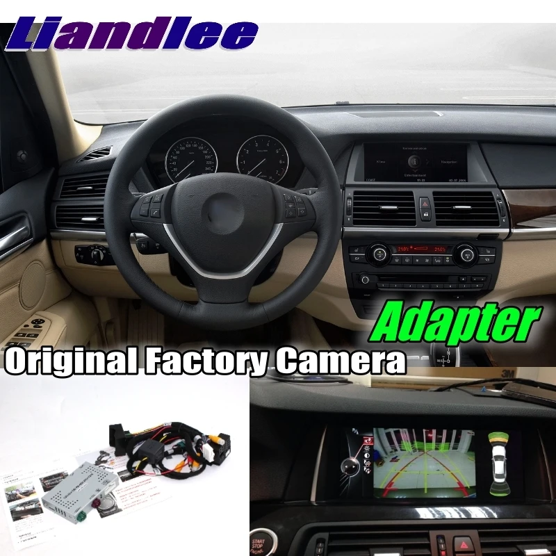 

Liandlee Car Reverse Rear Back Up Camera Interface Adapter Decoder Kits For BMW X5 E53 E70 CCC System Upgrade