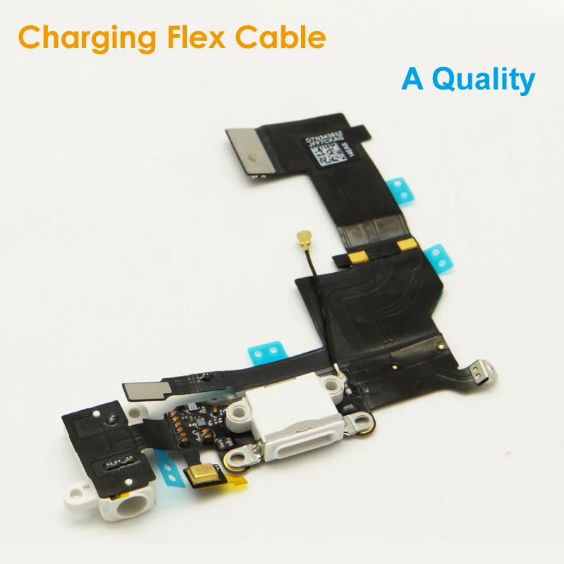 

A Quality Replacement Charging Flex Cable for iPhone 5S Headphone Jack USB Audio MIC Port Socket Dock Connector for iPhone5S