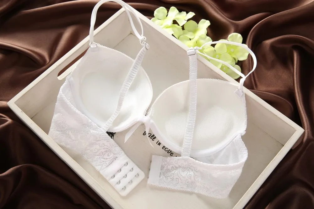 lace bra panty set Fashion fashion lace sexy thin deep V-neck push up underwear hot-selling vintage solid color bra set bralette sets