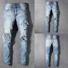 2019 New Style New Men Jeans,Black Color High Quality Patchwork Casual Pants Slim Fit Brand Streetwear Stretch Biker Jeans Men 2019 New Style New Men Jeans,Black Color High Quality Patchwork Casual Pants Slim Fit Brand Streetwear Stretch Biker Jeans Men