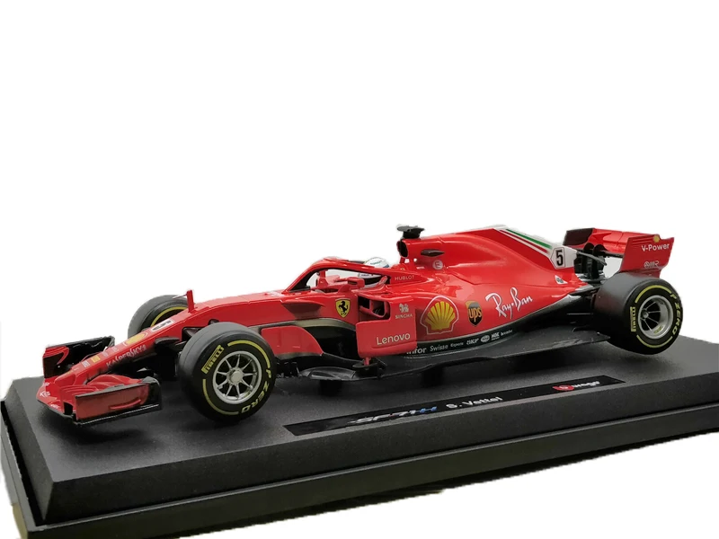 BBurago 1:18 F1 2018 SF71H Formula One литья под давлением модели гоночный автомобиль