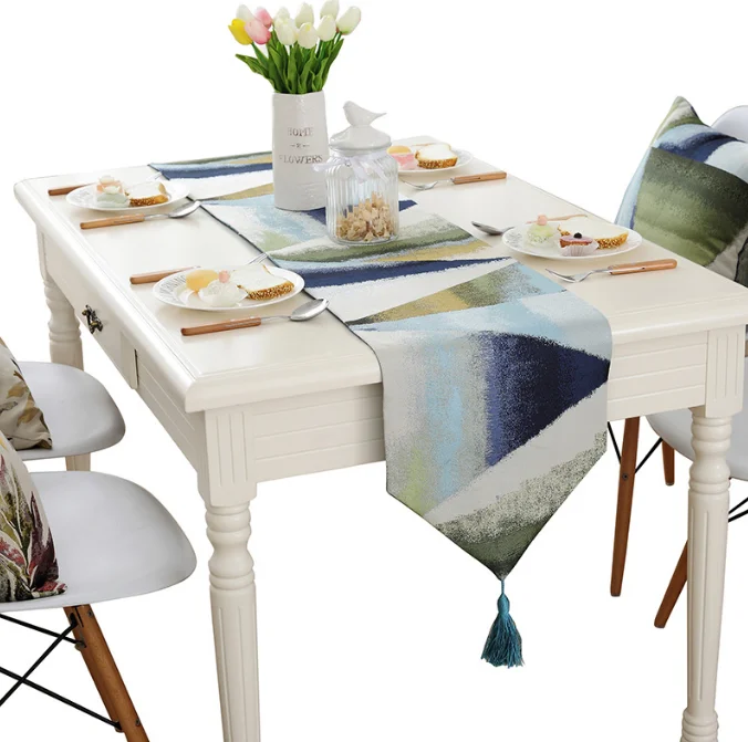 

European Style Top Grade Table Runner Tea TV Cabinet Cover Towel High Quality Luxury Table Cloth Bed Flag Home Decoration LFB783