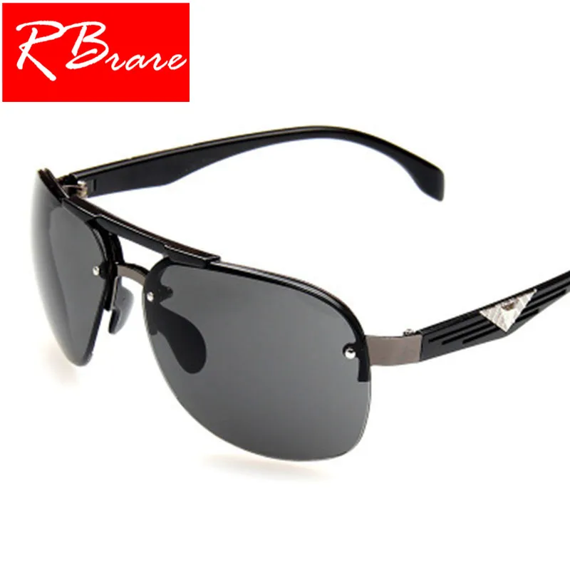 

RBRARE 2019 Big Frame Classic Sunglasses Man Driving Sun Glasses Women Brand Designer Vintage UV400 Driving Oculos De Sol