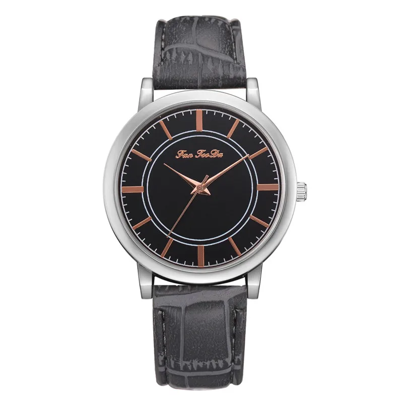 2018 Newly Design Fashion Watch Women Girl casual watches Leather bands Analog Quartz Wrist Watch clock Montre femme Y12 (8)