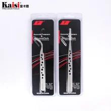 Электронная промышленность нержавеющая сталь антистатический инструмент для пинцета изгиб+ прямой наконечник прецизионный Пинцет для наращивания ресниц