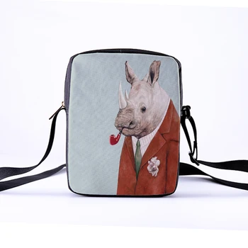

CROWDALE 2020 Women Messenger Bags Messenger Bag For Women Shoulder Bag Cartoon Horse 3D Printing Small Crossbody 23x17x5cm
