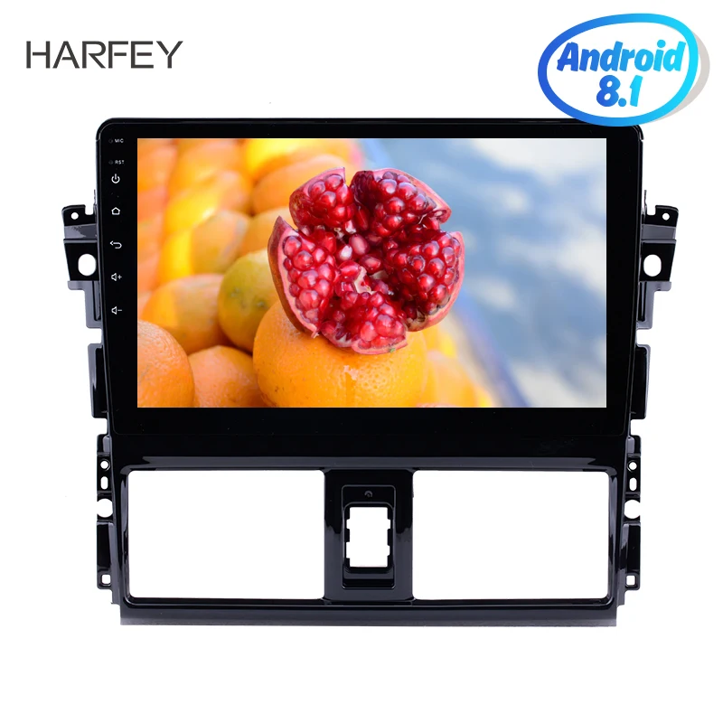 Harfey Автомобильный GPS 2Din Android 9 1 стерео HD 10 &quotАвтомагнитола для Toyota Vios 2013 2014