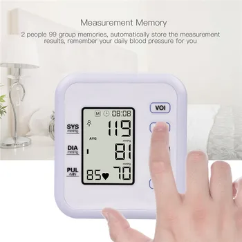 

Electronic Blood Pressure Monitor Upper Arm Pulse Rate Monitor Home Sphygmomanometer Digital Heart Rate Meter Voice Function 0