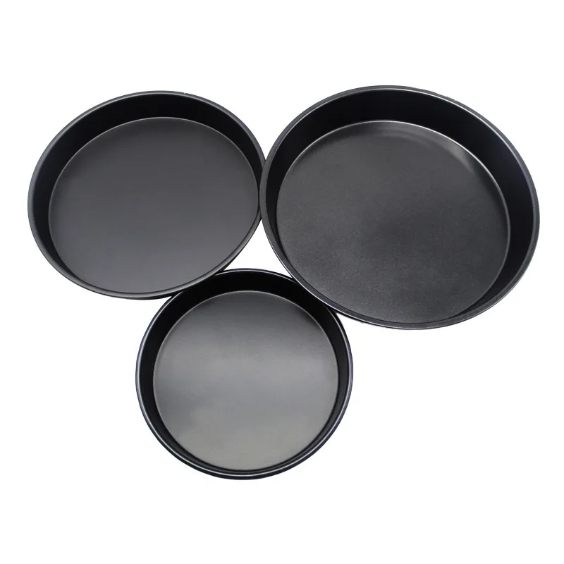 Bakeware Tool Pizza Pan Tray Pizza Cake Plate Dishes Holder Stainless Steel Non Stick High Quality Kitchen Baking Tools